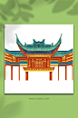 精美国潮宁波天一阁建筑元素