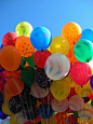 Colorfull balloons. Love
