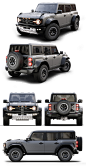 福特Ford Bronco Raptor越野车3D模型（OBJ,FBX,MAX,C4D,LWO）插图