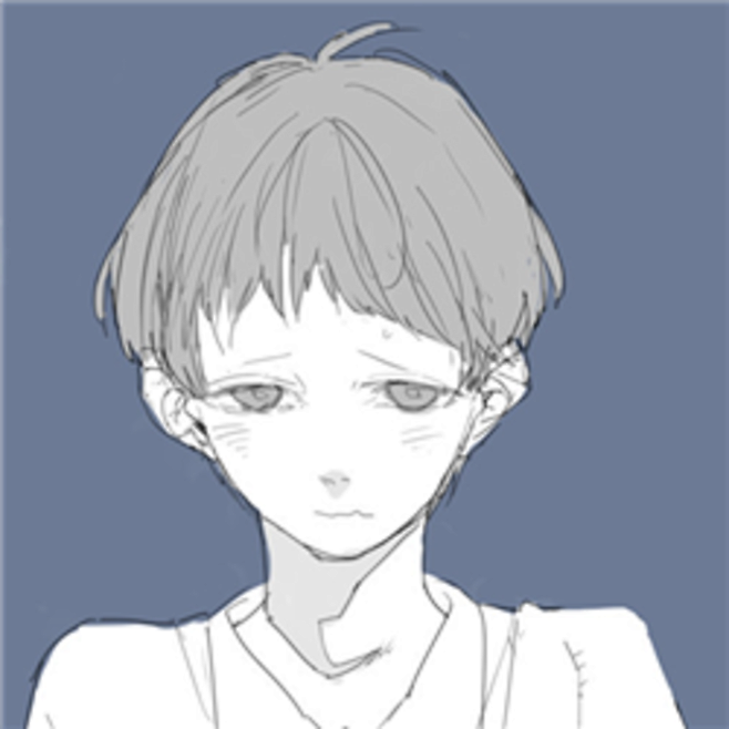 插画动漫二次元头像男