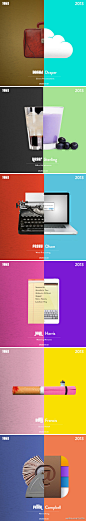 #design.mlito.com#《1963 vs 2013 海报设计》那些年天还是蓝的, 交通基本靠走的, 通讯基本靠吼的, 1963年和2013年真的发生了翻天覆地的变化, 欣赏这些设计师的创意设计海报, 用平面向你诉说当年的故事. 电脑访问更精彩：http://t.cn/zHy7wRX