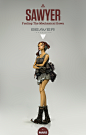 全新现货 3A TOYS Beaver Industries SAWYER 12寸人偶 牛奶妹-淘宝网
