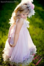 Pink Fairy Dust Breeze Girls Feather Chiffon Dress