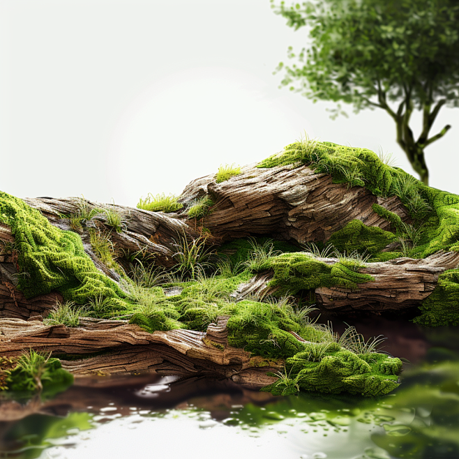 森林 青苔 场景