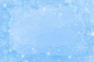 Winter wallpaper in blue watercolor Free Vector