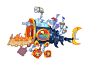 shark spine spine software Robot Shark dieselpunk
