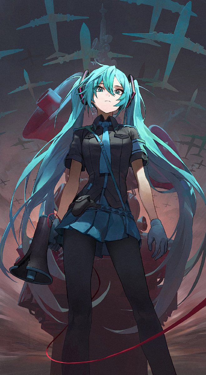 初音ミク | モ誰 #pixiv O网页...