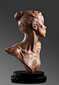 Richard MacDonald, Katherine Bust, Atelier Terracotta, 2011