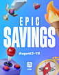 Photo by Epic Games Store on August 05, 2024. May be a graphic of video games, card, poster and text.