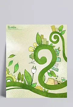卡通节能减排海报 PSD分层素材,PSD源文件,ps背景素材,背景图片素材,插头,卡通海报,绿色能源,绿色藤蔓,绿叶,手绘环保海报,背景素材,PSD分层素材,PSD素材_2544893286