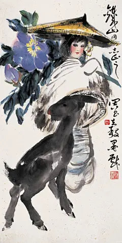 周昌谷——人物画欣赏   |   
周昌谷(1929-1985)号老谷。浙江乐清人。自幼喜爱诗文书画，尝潜心学习八大、石涛、徐青藤、方方壶、吴昌硕、黄宾虹等人作品，将传统花鸟画用笔移植于人物画中，用色和运墨也极见匠心。是现代浙派人物画代表人物之一。历任浙江美术学院教授、中国美术家协会理事、浙江美术家协会副主席等职。
