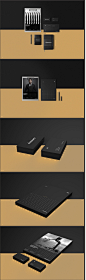 黑色精品特简约品牌VI智能贴图PSD分层模板素材样机提案神器-淘宝VI 设计 版式 排版 平面 智能 贴图 样机 源文件 模板