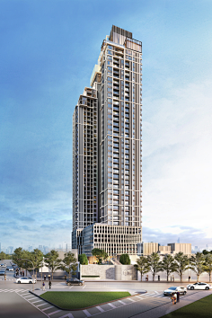 OPENBOX建筑事务所采集到曼谷Rhythm Charoenkrung 高层公寓