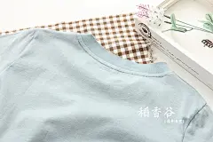 稻香谷。2016夏新款卡通印花图案卡通植物手绘纯棉短袖打底T恤女-淘宝网
