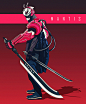 The Slaying Mantis, Abrar Khan : I practiced some cell shading along with some already ongoing "Line work and Painting" practices. <br/>Please drop in your critics regarding the cell shading. Would be glad.
