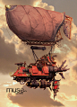 Ornamental Airship by ~musegames on deviantART