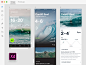 Adobe Xd — Onshore Surf Stats