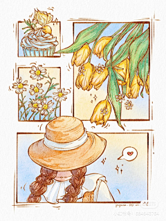 Amiee-sarkie采集到【绘画】分镜插画、漫画