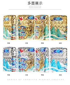 zippo正版官方旗舰打火机 鸿运当头瑞兽花丝珐琅彩夜光虎男士送礼-tmall.com天猫