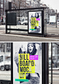[免费]高品质的公交站广告牌设计展示模型Mockup[PSD]