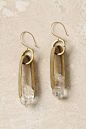 My biggest lust of the season!  Cinched Quartz Drops by De Petra.  $128 at Anthropologie.