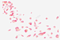 飞舞的粉花瓣高清素材 元素 页面网页 平面电商 创意素材 png素材
