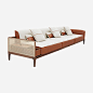 Sofa Sellier 3-seater - side
