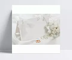 婚礼贺卡与戒指|结婚戒指,对戒,婚礼贺卡,卡片,玫瑰花,珍珠项链,首饰,温馨浪漫背景,其它类别,背景花边,图片素材,底纹,背景元素