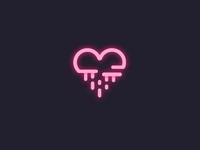 Raining heart 400x30...