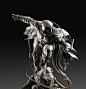 - MoonKnight -, Caleb Nefzen : 
Another Sculpt i did for  for XM Studios !,.. 
Had the chance to work on this great Marvel Character.
Was nice to push me a little more on this one.. 

The pose was a concept already made by the guys of - The Hive -
I just 