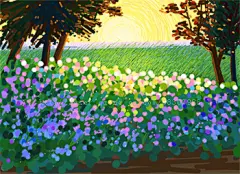 -插画家园-插画家园在地铁上画画-插画家园只要有阳光就有永不消失的希望·早安~-插画家园