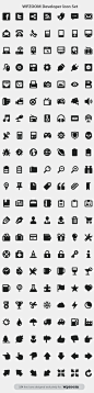 WPZOOM Developer Icon Set (154 free icons) - Each icon from this set is available in 48×48px format (PNG, AI and PSD source)