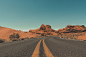 General 5734x3823 landscape road rocks nature desert