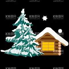 卡通下雪小木屋PNG免抠图  - 源文件下载【酷图网】小木屋,牧人小屋,雪景,雪天,卡通小木屋,下雪,树,雪,冬天,蓝色,森林,小屋,房屋,木屋,雪景背景,寒冷冬季,积雪,白雪,隆冬,严冬,冬天背景,冬季雪花,冰雪世界,冬季雪景,唯美雪景,PNG图片,PNG透明图,PNG免抠图,PNG透明图层