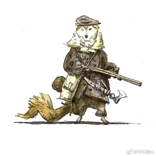 最近画的一些猫妖 ​​​​ 来自可乐狗p...
