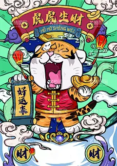 虎年插画海报  - 源文件下载【酷图网】虎年,2022年春节,2022年,2022海报,2022背景,虎气冲天,虎年大吉,虎年吉祥,虎年海报,虎年快乐,虎年素材,虎年贺卡,剪纸虎,新年,虎年展架,虎年红包,虎年布置,虎年展板,虎年字体,招财进虎,中国风,虎年新春,虎年装饰,虎年主题,虎年贺岁,虎年促销,