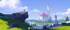 Tracylii采集到插画卡通场景
