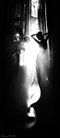 Sunlight, female figure, window, rays...and a tall, vertical composition. Just lovely. B photography.: Inspiration, Window, Blackwhit, Lights Photography, Beautiful, Black White, Photography Nudes, Cooked, Shadows