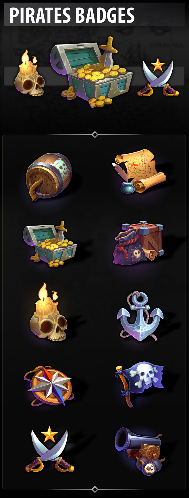 Pirates Badges, Yasy...