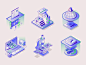 Spade.com Brand Illustrations by Josh Warren on Dribbble