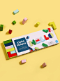 Alpha Shapes - Moon Picnic : Brightly colored wooden blocks that make fresh contemporary letterforms. A playful and hands-on way of learning the alphabet.
Engaging the family in a sweet and fun way to spell things out or create messages.

39 colored woode