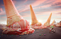 Ice Cream : A personal project combining photography, CGI and retouching.