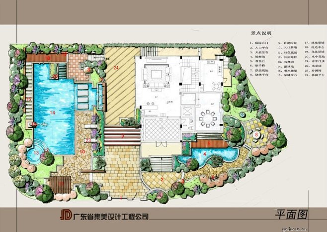 88张高质量庭院设计平面图 - FM设计...