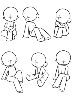 子LL鱼W采集到插画-Q版人物表情+动态