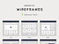 标准的矢量网站线框模型Ultimate Website Wireframe Mockups（ai） | 云瑞