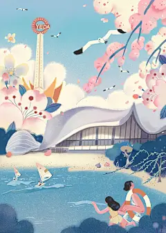 烟台开发区城市宣传海报