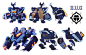 BEAST: Bio Exo Arena Suit Team [concept art]