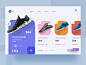 e commerce web exploration she vector products add cart price nice100 bblue dribbble mobile ux branding e commerce porche nike shoes typography iphone design web sudhan illustration