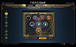 Skyforge - UI Concepts, Anton Lavrushkin : At some point we decided to completely rework the interface in the game.
I have the honor to create a general concept of design, as well as offer options for new interface windows - such as a company map (broken