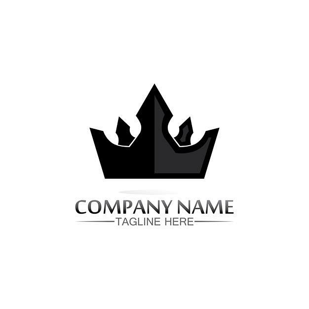 皇冠王冠，logo标志矢量图素材